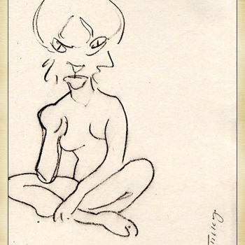 제목이 "Seven Mythological,…"인 그림 Wilf Tilley로, 원작, 숯