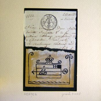 Drawing titled "sans titre" by Nio, Original Artwork, Other