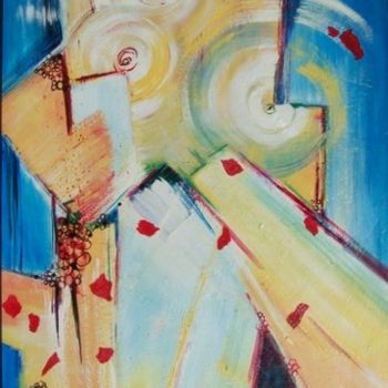 Peinture intitulée "- Revêtu de majesté…" par Anne-Frédérique Ferret, Œuvre d'art originale, Huile