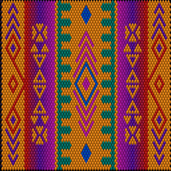 Digital Arts με τίτλο "Ethnic ornament  in…" από Ihor Ivanov, Αυθεντικά έργα τέχνης, 2D ψηφιακή εργασία