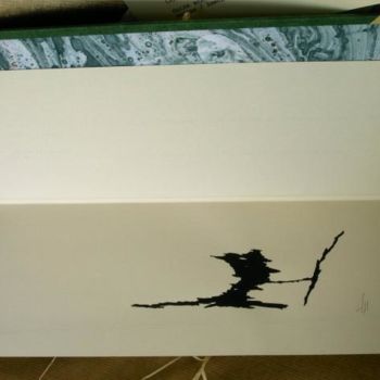 Peinture intitulée "Chasseur (encre de…" par Serge Chamchinov, Œuvre d'art originale