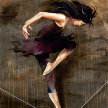Pittura intitolato "Mind in Motion" da Bruno Mellis, Opera d'arte originale, Olio