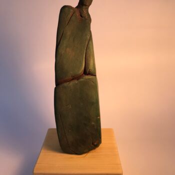 Sculptuur getiteld "Senza tempo" door Armando D'Andrea, Origineel Kunstwerk, Klei