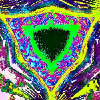 Photography titled "Geometric 910 -2a8" by Ken Lerner, Original Artwork, Digital Photography