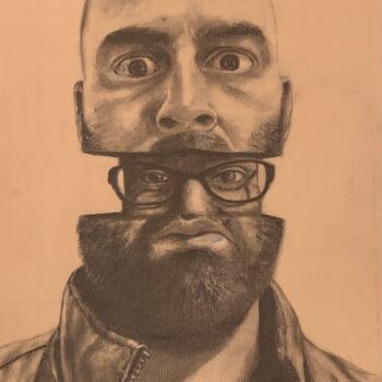 Dessin intitulée "Inner-Workings" par Jacob Haws, Œuvre d'art originale, Fusain