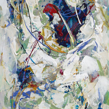 제목이 "Blue Hole"인 미술작품 Caren Keyser로, 원작, 아크릴
