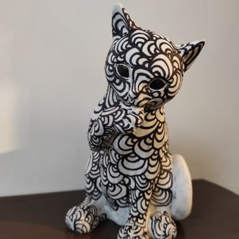 Drawing titled "chaton" by Db Artgraph, Original Artwork, Marker