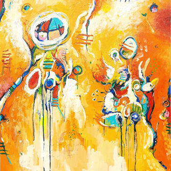 绘画 标题为“Efective Emotion II” 由Gor Avetisyan, 原创艺术品, 丙烯