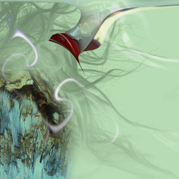 Digitale Kunst getiteld "Daphnaeae encounter…" door John Chan, Origineel Kunstwerk, 2D Digital Work