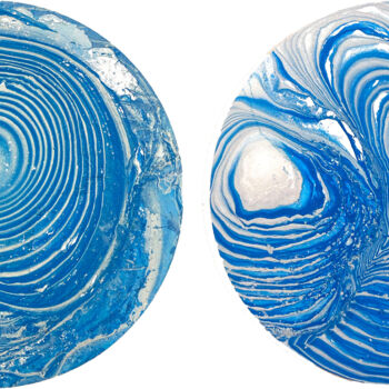 Painting titled "Composition No. 298" by Sumit Ratta, Original Artwork, Spray paint Mounted on Wood Stretcher frame