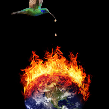Photographie intitulée "TERRE FRAGILE - LEG…" par Patrick Forget, Œuvre d'art originale, Photographie manipulée