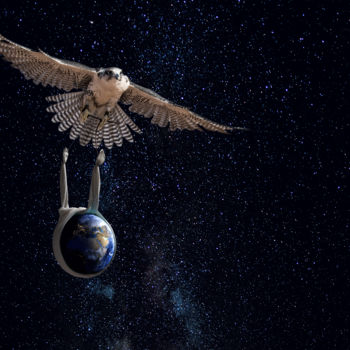 Photographie intitulée "TERRE FRAGILE - MIG…" par Patrick Forget, Œuvre d'art originale, Photographie manipulée