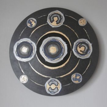 Painting titled "abstraction 2" by Dominique Gutmann, Original Artwork, Acrylic