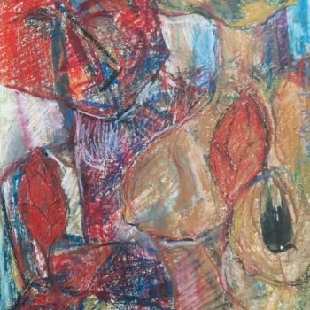Pintura titulada "Fantasy of Love I" por Pradeep Jayatunga, Obra de arte original, Acrílico