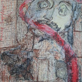 Painting titled "Hope II" by Pradeep Jayatunga, Original Artwork, Pastel