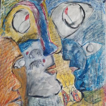 Pintura titulada "Days in the past" por Pradeep Jayatunga, Obra de arte original, Acrílico