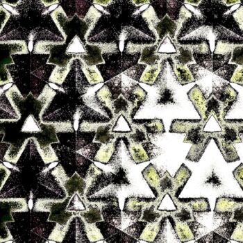 Fotografie getiteld "Geometric 2021 - 17…" door Ken Lerner, Origineel Kunstwerk, Digitale fotografie