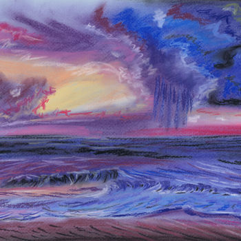 "Sleep in the cradle" başlıklı Resim Svetlana Gudilova tarafından, Orijinal sanat, Pastel