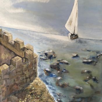 Painting titled "Shallow" by Américo Venâncio Lopes Machado Filho, Original Artwork, Acrylic