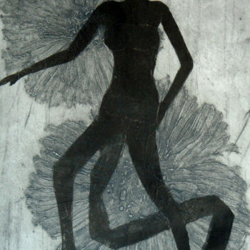 Printmaking titled "蜕-3" by Yi Zhang, Original Artwork, Embossing