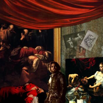 Painting titled "CARAVAGGIO 2" by Costapintor, Original Artwork, Oil