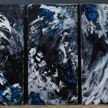 Painting titled "At the edge of the…" by Mila Oz, Original Artwork, Acrylic