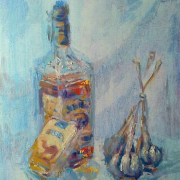 Peinture intitulée "Vintage Taste" par Alex Klas, Œuvre d'art originale, Huile Monté sur Châssis en bois