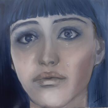 Peinture intitulée "Anna Memoria" par Marie Pascale Martins, Œuvre d'art originale, Huile Monté sur Châssis en bois