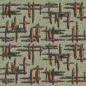 「5000 Grandfathers,…」というタイトルのデジタルアーツ Blamemrkenによって, オリジナルのアートワーク, 2Dデジタルワーク