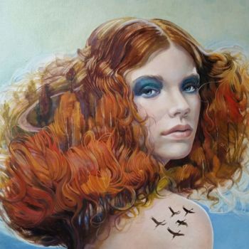 Peinture intitulée "Трансформация 3" par Svetlana Savitskaya, Œuvre d'art originale, Huile Monté sur Châssis en bois