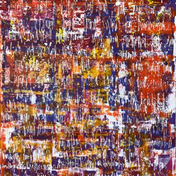 Malerei mit dem Titel "Nightlife" von Andreas Angleitner, Original-Kunstwerk, Acryl