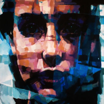 绘画 标题为“DRAMATIC PORTRAIT” 由Aleksandr Ilichev, 原创艺术品, 丙烯
