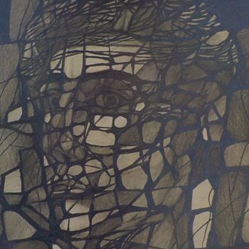 Drawing titled "David" by Aleksandr Glukhov, Original Artwork, Pencil
