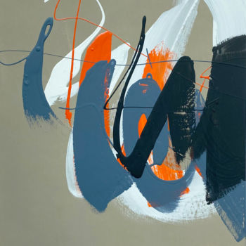 「Untitled 21-065」というタイトルの絵画 Franck Chambrunによって, オリジナルのアートワーク, アクリル