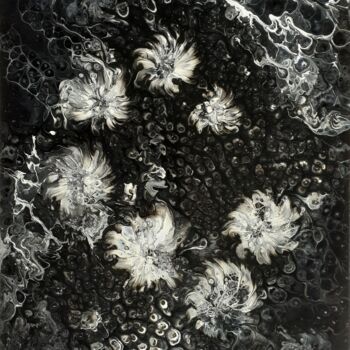 Painting titled "Pléiades" by Sébastien Mas, Original Artwork, Acrylic