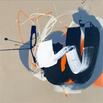 Ζωγραφική με τίτλο "Untitled 21-087" από Franck Chambrun, Αυθεντικά έργα τέχνης, Ακρυλικό