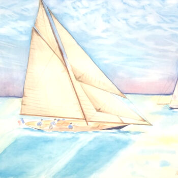 Peinture intitulée "Aquarelle originale…" par Isabelle Redonnet, Œuvre d'art originale, Aquarelle