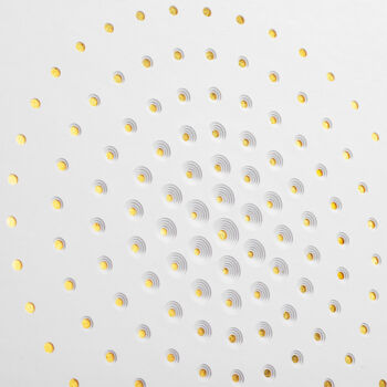 Sculpture titled "PS - 38" by Cosmin Adam, Original Artwork, Paper Mounted on Aluminium