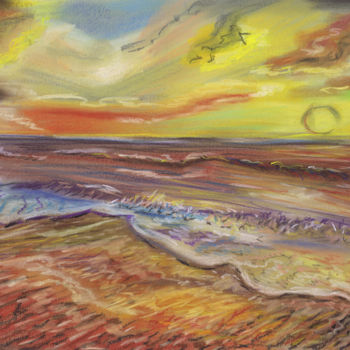 Desenho intitulada "Story" por Svetlana Gudilova, Obras de arte originais, Pastel