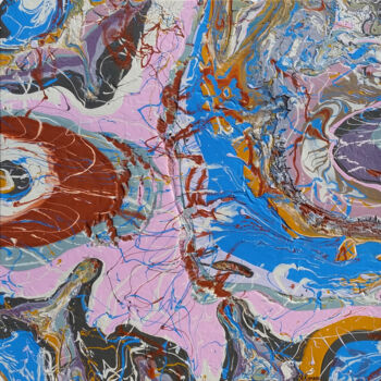Pintura titulada "Tectonic Plates | 2…" por Alexandra Romano, Obra de arte original, Acrílico