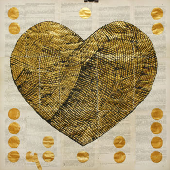 Pittura intitolato "L.O.V.E" da Marat Cherny, Opera d'arte originale, Acrilico