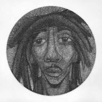 제목이 "Bob Marley string a…"인 미술작품 Andrey Saharov로, 원작, 실