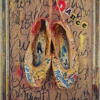 Collages titled "JUST DANCE" by Isabelle Blondel, Original Artwork, Collages