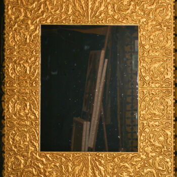 Sculpture intitulée "Miroir" par Marcel Mariono, Œuvre d'art originale, Bois