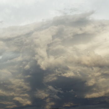 Photography titled "Clouds X, "Meeting"…" by Curtis H. Jones, Original Artwork, Digital Photography Mounted on Wood Stretche…