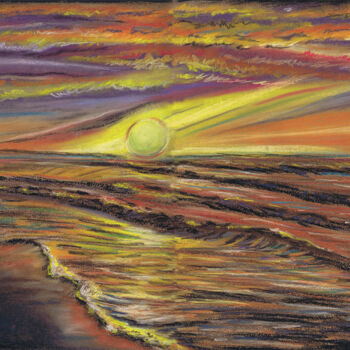 Disegno intitolato "Hope." da Svetlana Gudilova, Opera d'arte originale, Pastello