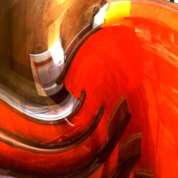 Digital Arts titled "mouvement d'une ard…" by Pascal Dupuy, Original Artwork, Digital Painting