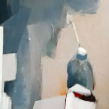 Peinture intitulée "Présence" par Fanou Montel, Œuvre d'art originale, Acrylique Monté sur Châssis en bois