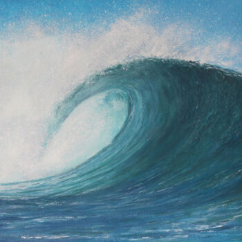 Pittura intitolato "Peinture marine "On…" da David Quant, Opera d'arte originale, Acrilico