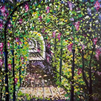 Peinture intitulée "A piece of summer" par Anna Pavlovich-Naneva, Œuvre d'art originale, Huile